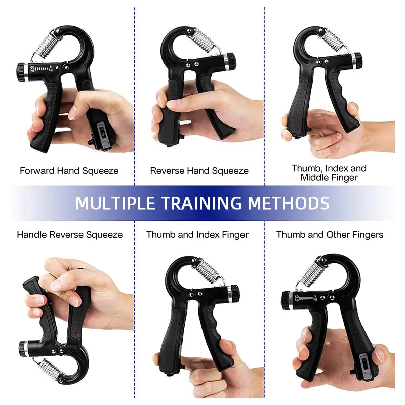 Handgrip ajustável de 5-60kg para treinar  pulso, antebraço e mão para construção muscular