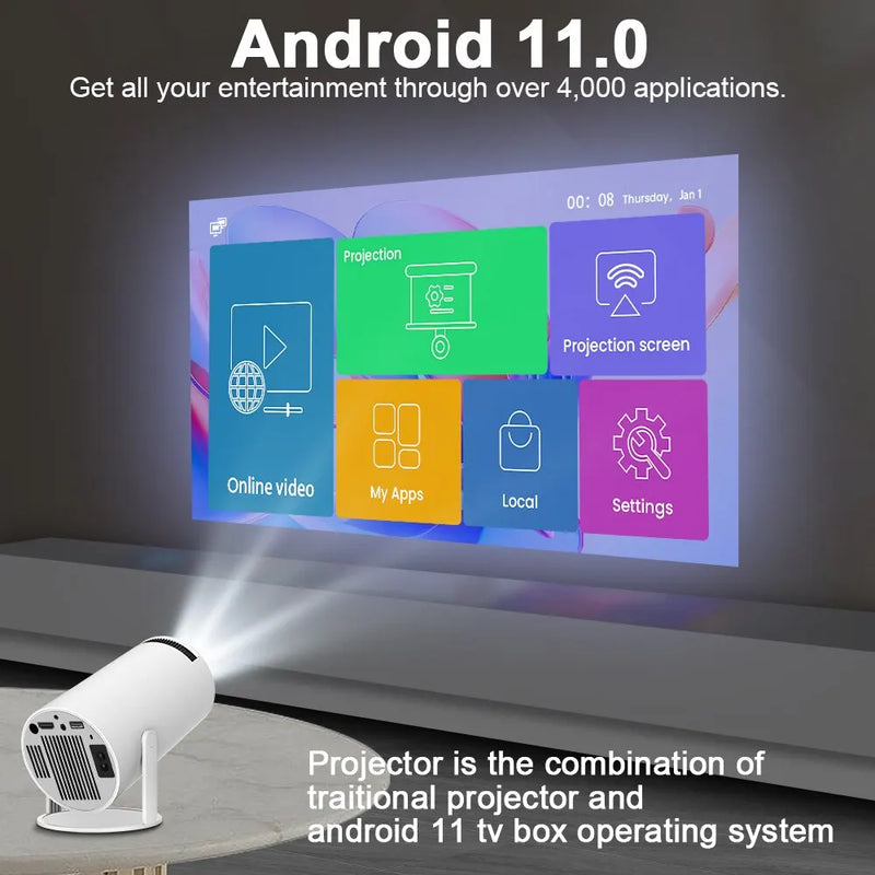 Magcubic Projector Hy300 4K Android 11