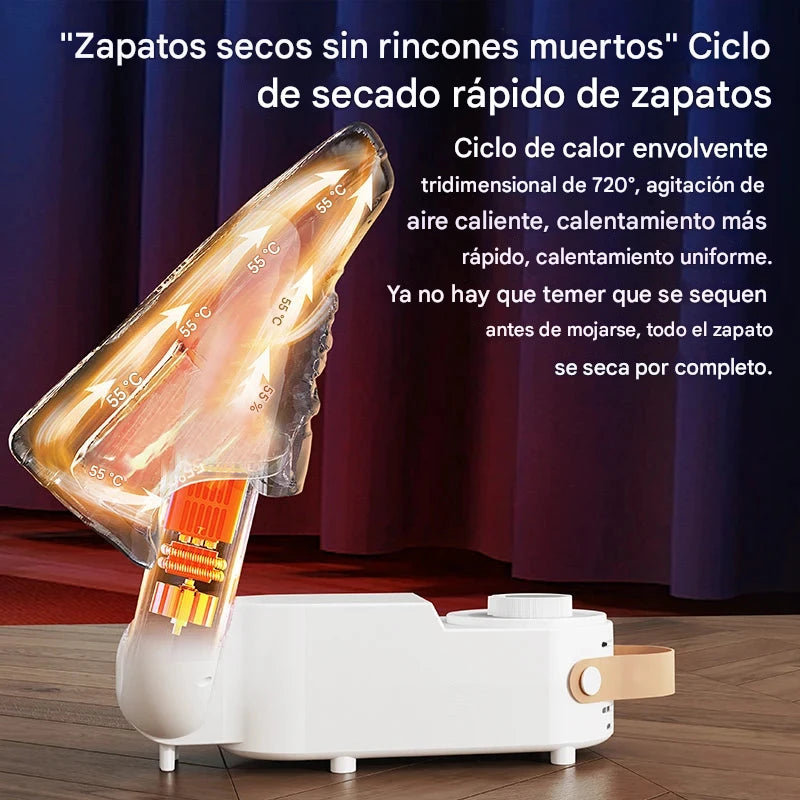 Secador Eléctrico de Calzado y Eliminador de Olores Portátil